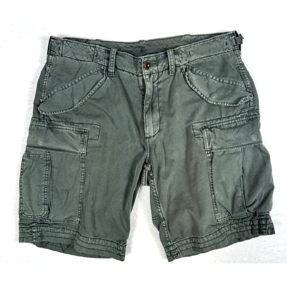 Vtg Polo Ralph Lauren Cargo Shorts Men 36 Heavy Military Paratrooper Surplus